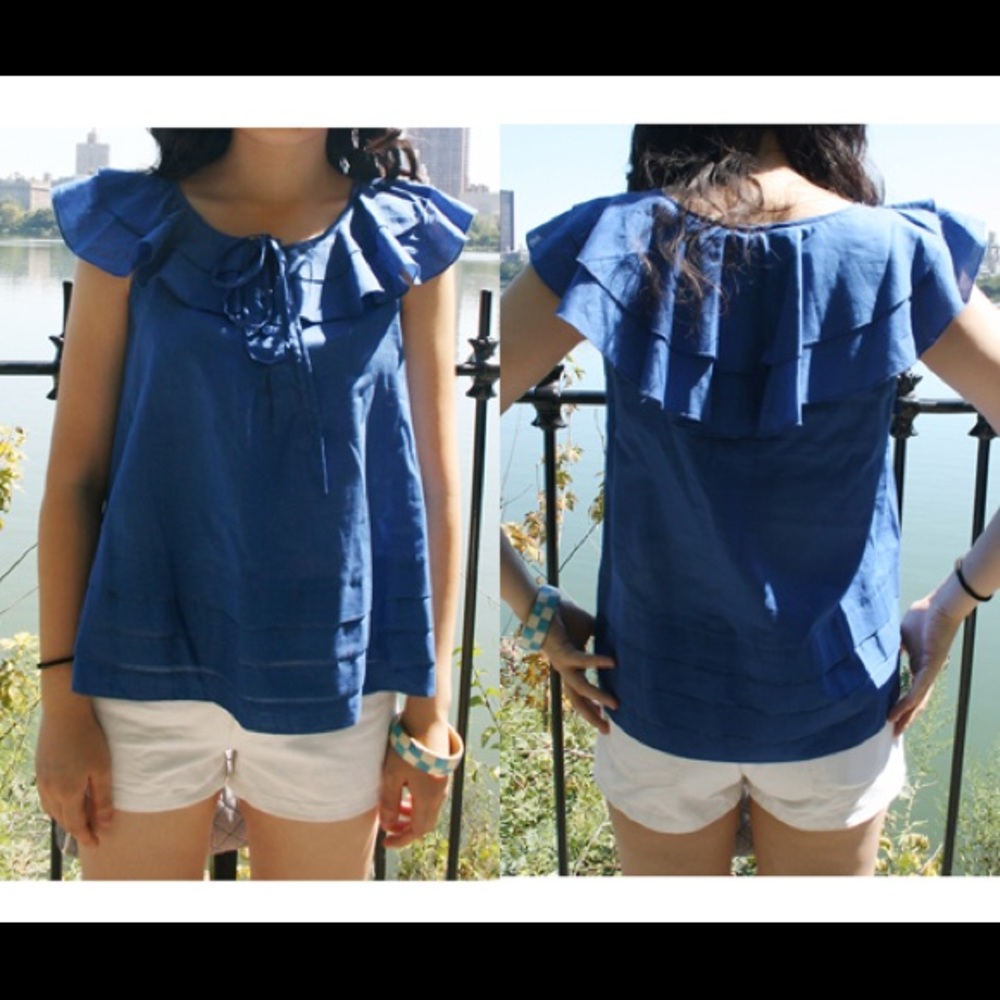 See by chloe ruffle blouses